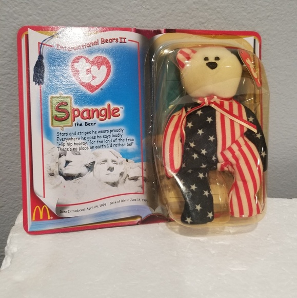 Ty Beanie Baby Spangle Teenie Beanie International - Picture 1 of 4